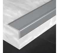 Protection de bord d'escalier en alliage d'aluminium antidérapant en forme de L pour marchepied