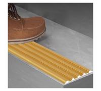Protection de bord d'escalier en alliage d'aluminium haute traction - Bandes de sécurité antidérapantes for marches et rampes(Gold C,L 150cm/1.5m/4.9ft)