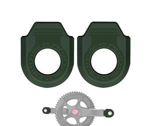 Protection de bras de manivelle de vélo - Housse de protection de bras de manivelle de vélo en TPU | Coque élastique anti-collision de 40 g pour vélo de route, ville, extérieur, cyclisme, sentier