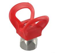 Protection de buse de pulvérisateur de peinture sans air, pièce de rechange à pointe plate pour pulvérisation haute pression, construction en métal et plastique, compatible avec taille de filetage G7