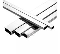 Protection de câble en acier inoxydable 304 - Gaine de câble - Système de gestion des conduits de câbles électriques - 1 m - 20 x 15 x 0,4 mm
