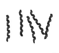Protection de câble en spirale en silicone pour cadre de vélo, blindage extérieur du frein et de la vitesse, amortissement du bruit, réduit l'abrasion, facile à installer, 62,5 x 6,5 mm, léger (noir)