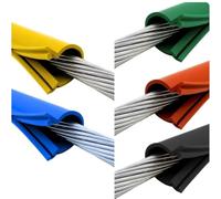 Protection de câble, Gaine Isolante Haute Tension - Couvercle de Protection de câble 35 KV, Manchon résistant aux UV pour Lignes électriques et sécurité électrique (Noir, 3 m, diamètre intér