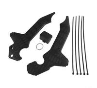Protection de cadre de moto pour Honda CRF300L, coque de protection en ABS pour CRF 300 L, noir/rouge/bleu/blanc pour CRF300-L (noir)