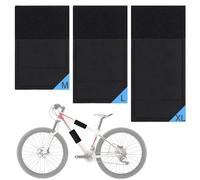 Protection de Cadre de Vélo, Protection de Cadre de vélo, JKOISL Protection de Cadre de vélo avec 3 Tailles différentes, 18 22 25CM Carbon Frame Protector