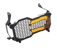 Protection de Calandre de Phare Headlight Motorcycle Protecteur Grille Protection Grill Utilisation adaptée pour BMW Grille de Phare de Moto(A orange)