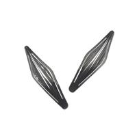 Protection de calandre de radiateur Couvercle Anti-couvercle pour NSS 350 et pour FORZA Support latéral carénage de protection supérieur pour en acier inoxydable(Noir)