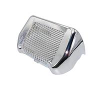 Protection de calandre de radiateur Kit de couverture refroidisseur d'huile pour moto avec support pour Harley pour Touring pour Road King Freewheeler Street Electra Glide 20172021 2022(Argent)