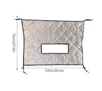 Protection de calandre d'hiver - Protection Universelle pour Voiture, Couverture en Maille avec Design Coupe-Vent, bloqueur de Pierre avec Bouclier Anti-saleté, Accessoire de véhicule, couvertur