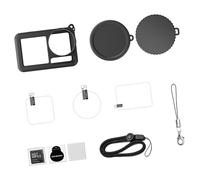 Protection de caméra avec coins renforcés et protection d'écran anti-traces de doigts pour Action 5 Pro - Coque de protection en silicone pour caméras d'action