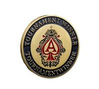 Protection de carte de poker pour pièces de collection - Jeux de table - Good Luck, Las Vegas, Accessoires de poker, Pot Committed, Requin, Ânes, Quees, Ace King Lucky Coin