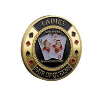 Protection de carte de poker pour pièces de collection - Jeux de table - Good Luck, Las Vegas, Accessoires de poker, Pot Committed, Requin, Ânes, Quees, Ace King Lucky Coin