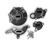 Protection De Carter De Moteur Convient For Ducati 848 EVO 2008-2023 Accessoires Modification Moto Couvercle De Protection D'embrayage De Stator De Moteur Carter Allumage Pour Moto(Carbon fiber appear