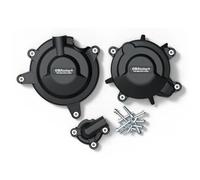 Protection De Carter De Moteur Convient Pour Kawasaki NINJA 500 2024 Protecteur Moteur Moto Couvercle D'embrayage Dispositif Protection Accessoires Antichute Carter Allumage Pour Moto(1 Set-BK)