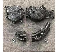 Protection De Carter De Moteur Convient Pour YAMAHA MT07 FZ07 XSR700 TENERE700 2014-2023 Protecteurs Moteur Moto Carter Vilebrequin Derby Accessoires Chute Carter Allumage Pour Moto(Forged Texture)