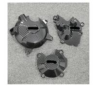 Protection De Carter De Moteur Ensemble Couvercles Protection Moteur Pièces Motocross for KAWASAKI ZX6R 2007-2008 2009-2012 ZX-6R 636 2013-2024 Carter Allumage Pour Moto(Carbon fiber texture)