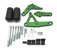 Protection De Carter Moteur pour Moto pour K&awasaki Z1000SX pour Ninja 1000 SX 1000SX 2017-2022, Protection Anti-Chute Protection Contre Les Chutes(Vert)