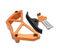 Protection de chaîne Convient pour KTM Duke 790 Adventure R/S 2018-2023 Convient pour Duke 890 Adventure R/S 2021-2023 Couvercle de protection de chaîne de pignon Kit Guidage Rouleau Chaîne(Orange)