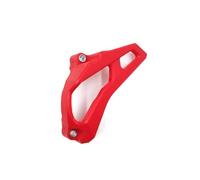 Protection de chaîne de pignon Couvercle de pignon conducteur adapté pour ZONGSHEN NC250 NC450 AVANTIS MOTOLAND BRZ EXR, protecteur chaîne, cadre moteur coulissant(Red)