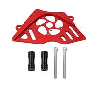 Protection de chaîne pour pignon Avant, Couvre-chaîne de Moto pour XL250 2011-2014, XL250R 2010-2013, CBR250R 2010-2014, Protection Anti-Chocs en Alliage d’Aluminium oxydé usiné (Rouge)