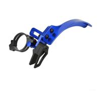 Protection de chaîne, support de tige de selle de 34,9 mm, chaîne de vélo en alliage d'aluminium, empêche les taches d'huile et les accrocs, protection de vélo (bleu)