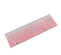 Protection de clavier en silicone pour 15-cc707TX - Design coloré en option - Résistant à la poussière et aux dommages causés par les liquides - Pour utilisation scolaire