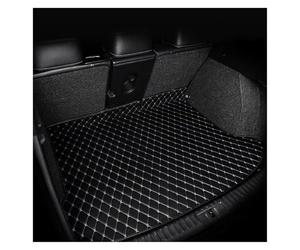 Protection De Coffre pour DFSK pour Forthing T5 pour Evo pour Forthing 5 pour Friday, pour EV 2022-2026 Tapis Coffre Arrière Voiture(Black Beige)