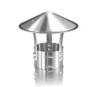 Protection De Conduit En Acier Inoxydable, Chapeau De Toiture En Inox Rond, Chapeau De CheminéE Pare Pluie Inox, ChapeaU Protection Contre La Pluie Et La Neige(200 mm(7.874 in))