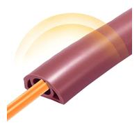 Protection de cordon de sol - Housse ignifuge en PVC souple pour rallonge de sol, cache autocollant pour la gestion des câbles domestiques, protection de sécurité isolée