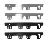 Protection de Cuisinière 2 Accessoires De Cuisine Réglables | Protecteur Latéral Joint Cuisinière Comble-Fente Antirouille Thermorésistant Facile Nettoyage Pour Cuisinière Et