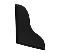 Protection de douche en silicone pour baignoire - Protection contre l'eau autocollante - Séparation de douche transparente pour salle de bain - Étanchéité réutilisable - Barrière contre les