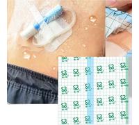 Protection De Douche pour Dialyse Péritonéale - 50 Pièces/100 Pièces, 20 × 20 Cm, Pansement Transparent Et Imperméable pour Cathéter De Dialyse, Procédure Laparoscopique., 100Pcs