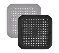 Protection de Drain de Silicone 2 Pcs Filtre Évier en Silicone Attrape-Cheveux de Douche avec Ventouse Filtre de Couverture de Drain de Baignoire pour Salle de Bain Baignoire Cuisine