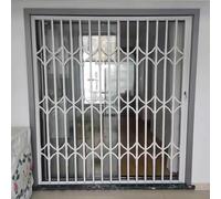 Protection de fenêtre extensible pour la maison - Grille antivol avec serrure - Barre de sécurité à libération rapide - Pliable - 90 x 140 cm (l x H)