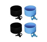 Protection de fond de tasse en silicone Capuchons de paille en silicone résistant à la chaleur Accessoire de protection idéal pour la paille