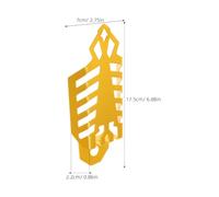 Protection de Fourche de Moto Or en Alliage D'aluminium | Accessoire de Modification pour Fourche , Couverture Complète, Style Unique, pour Désertiques et Sentiers