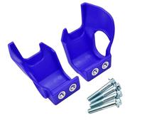 Protection de fourche pour moto tout-terrain - Contour bleu | Couvre-fourche inférieure profilée, composants gauche et droit pour la zone inférieure de la fourche avant
