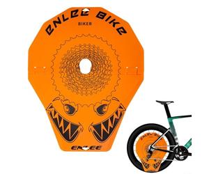 Protection de frein à disque pour vélo, pour VTT, vélo de route de montagne de 26/27,5/29", protection d'étrier en plastique PP avec trous d'aération pour le nettoyage et (D)