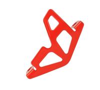Protection de frein arrière en d'aluminium - Housse de protection antichoc pour pompe à vélo, protection pour moyeu de roue pour charges , partie de sécurité anti-collision pour Cic
