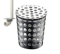 Protection de Gouttière, Cache Système de Gouttière pour Toit Extérieur, Filtre de Descentes en Métal, Grille de Ventilation et de Drainage de Toit Conique, Filtre Gouttière Mailles, Anti-Blocage