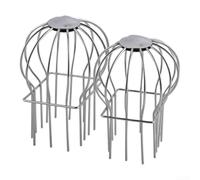 Protection de gouttière carrée en acier inoxydable pour toit et terrasse - Outil gratuit (taille M)