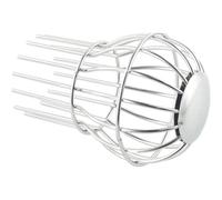 Protection de gouttière de balcon en acier inoxydable - Filtre de protection extensible pour tuyau d'extérieur et couvercle de vidange de toit en PVC pour feuilles et débris Convient aux tuyaux de 50