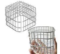 Protection de gouttière en acier inoxydable 304 pour tuyau de descente et tuyau d'évacuation, filtre à feuilles robuste pour éviter les débris, oiseaux, rongeurs, résistant aux intempéries, argenté (L