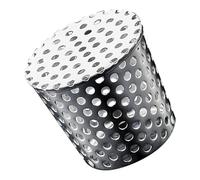 Protection de gouttière en acier inoxydable - Bouchon de filtre de tuyau d'évacuation de 50 mm | Écran de protection en acier inoxydable 304 - Protection contre les fossés | Utilisation domestique en