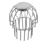 Protection de gouttière en acier inoxydable - Design creux - Empêche les blocages - Montage facile - Résistant à la corrosion - Pour gouttières, piscine, balcon, jardin, terrasse - Taille au choix