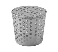 Protection de gouttière en acier inoxydable pour collecteur de feuilles conçue pour les sorties de vidange pour maintenir un débit d'eau fluide et réduire les besoins de nettoyage manuel (60-75 mm)