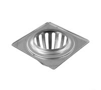 Protection de gouttière en acier inoxydable pour protection des feuilles, filtre de grille de descente empêche l'encrassement pour les systèmes de drainage du toit, installation de bouclier de débris