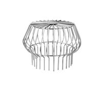 Protection de gouttière en acier inoxydable pour tuyau de descente - Filtre en maille pour bloquer la boue et les débris - Diamètre du tuyau : 175 à 200 mm