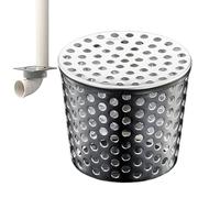 Protection de gouttière en acier inoxydable - Protection de canalisation, écran de filtre en acier inoxydable 304, protection de gouttière pour éviter le colmatage causé par les débris et les rongeurs