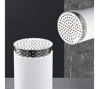 Protection de gouttière en acier inoxydable, protection de gouttière en métal pour feuilles, mousse, boue, boules et autres débris (50-63 mm)